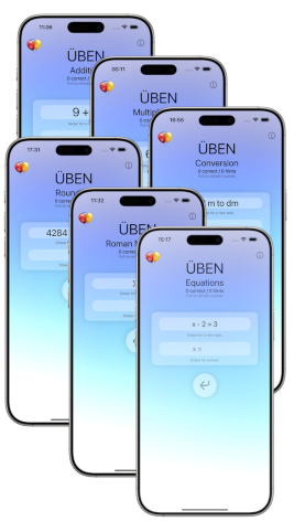 Üben Apps Screenshot